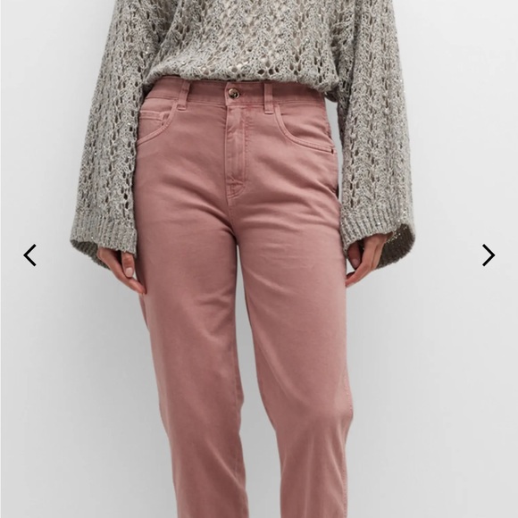 NWT $995 Brunello Cucinelli Straight Leg Jeans Mid Rise Italy Size 38 USA 2 - Picture 14 of 15